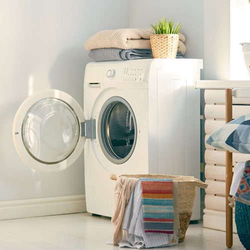 dryer with door open in laundry room lincoln ne